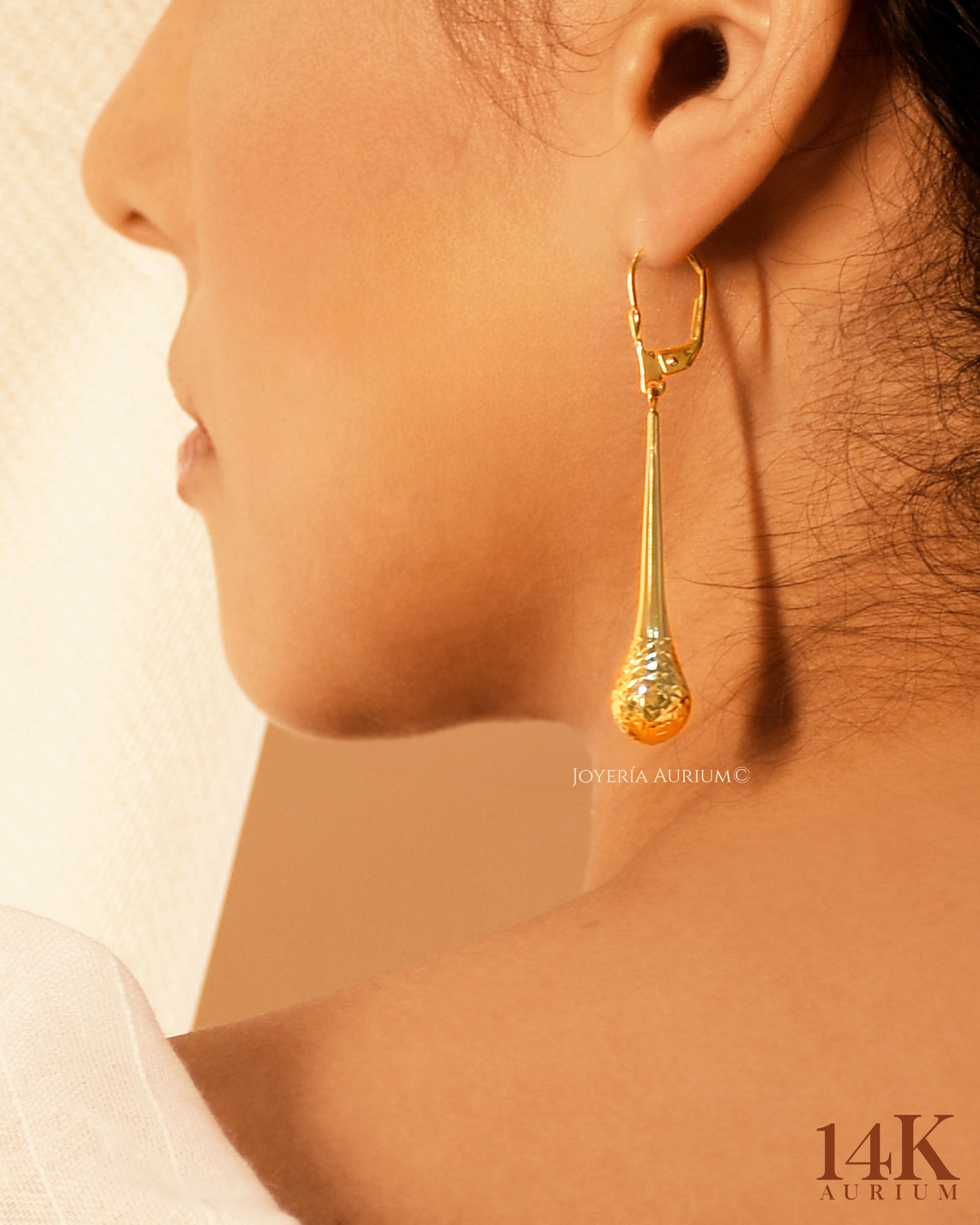 Aretes 14K