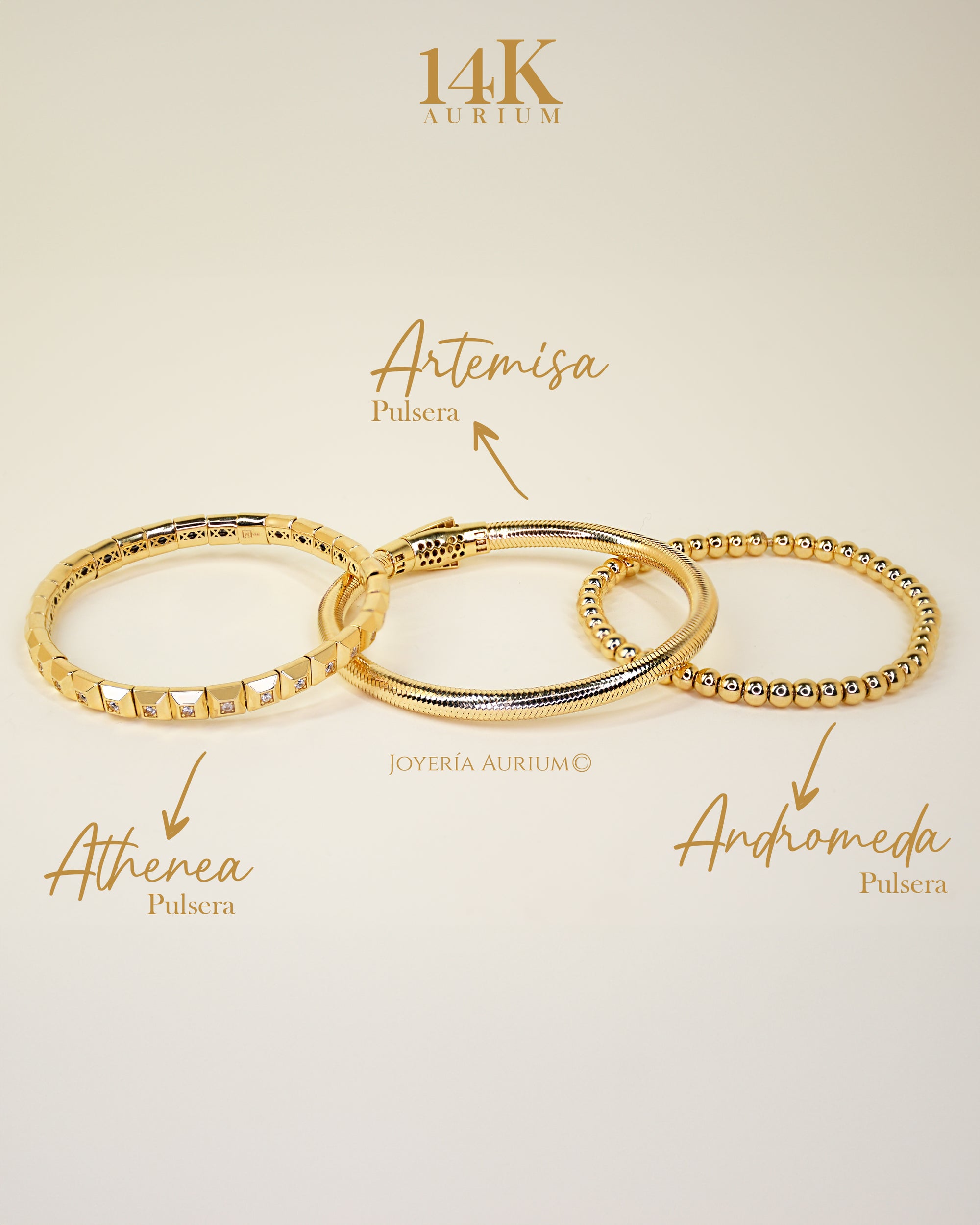Pulseras De Oro