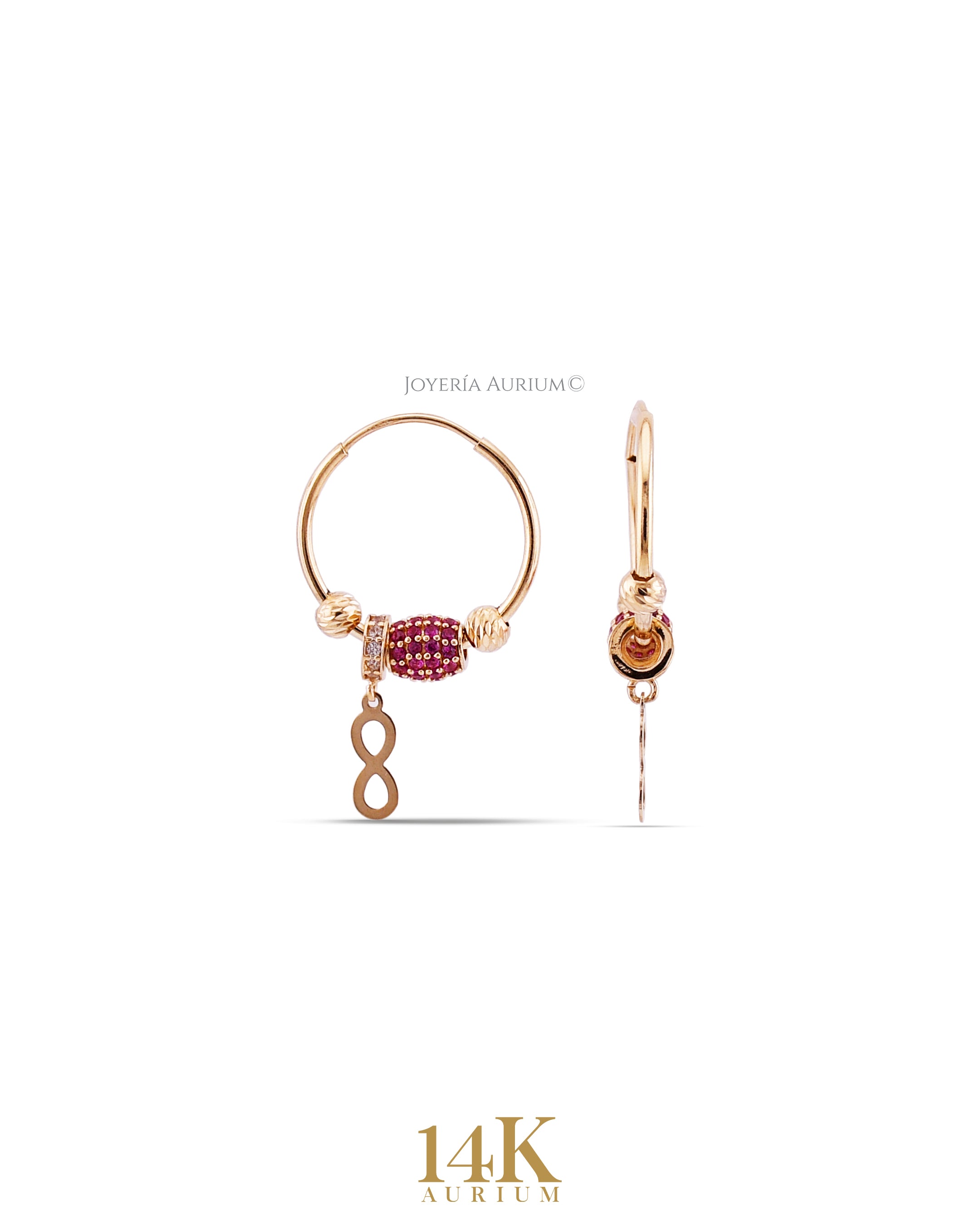 Aretes Fecetada