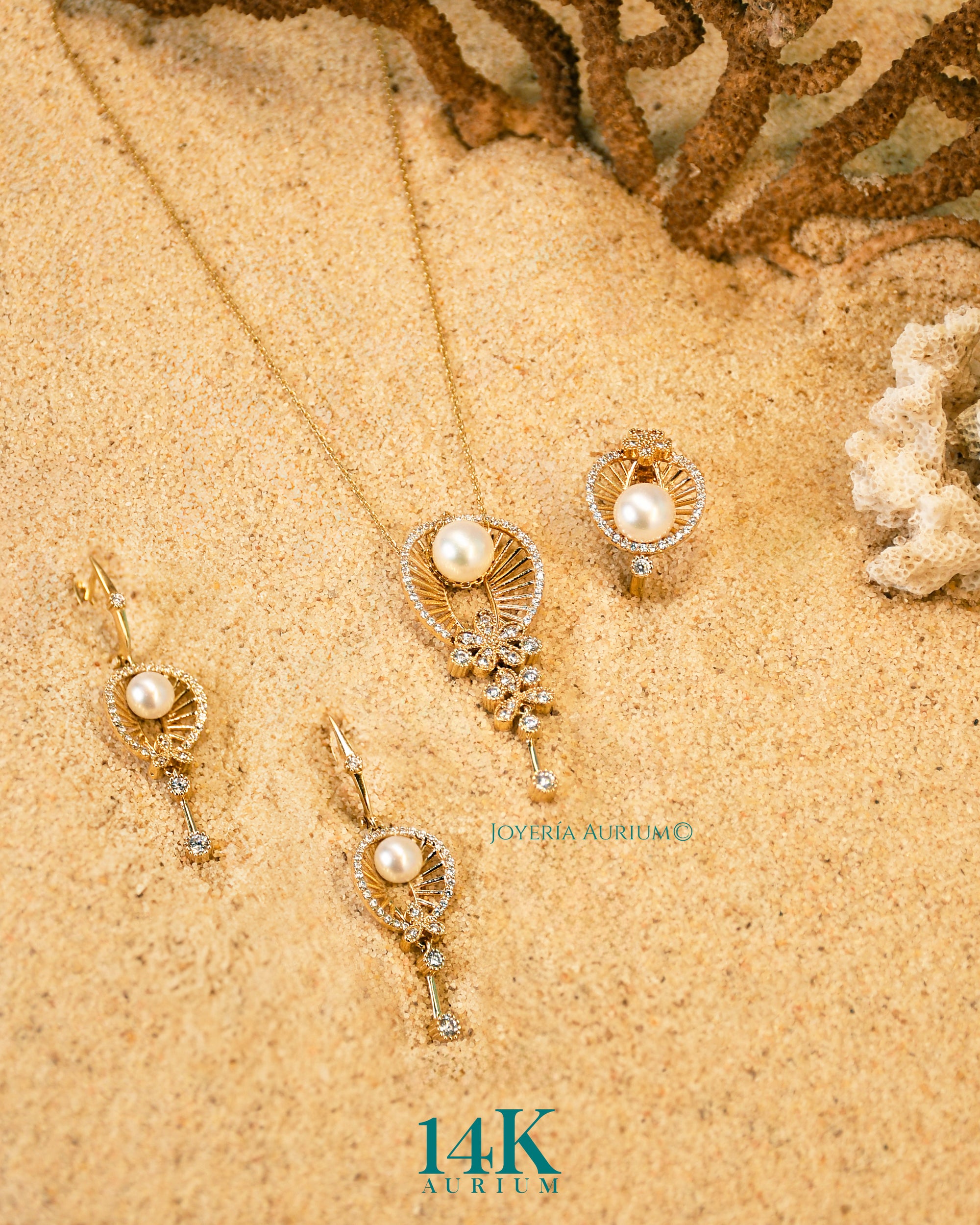 Set Dama 14K