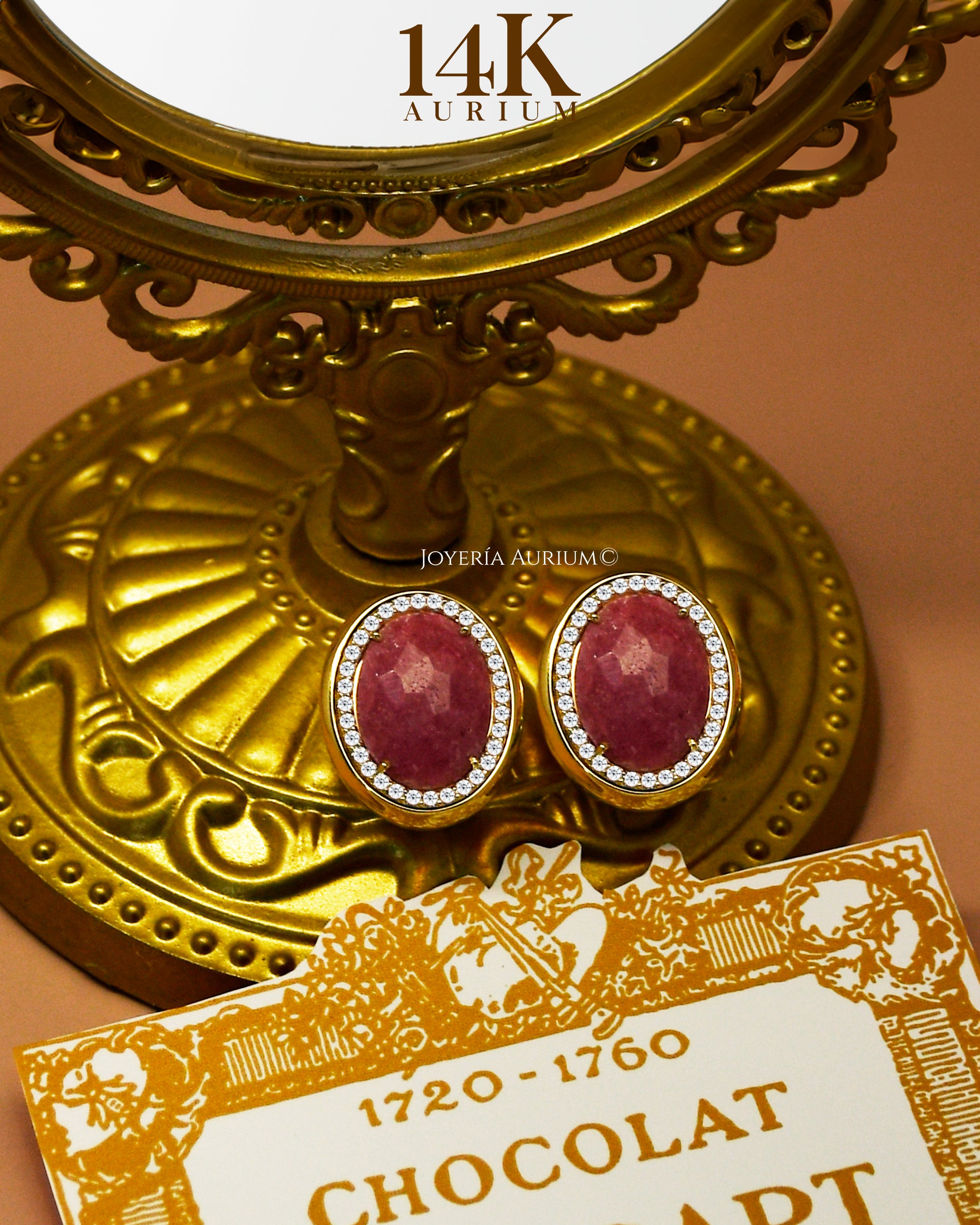 Aretes Rosa