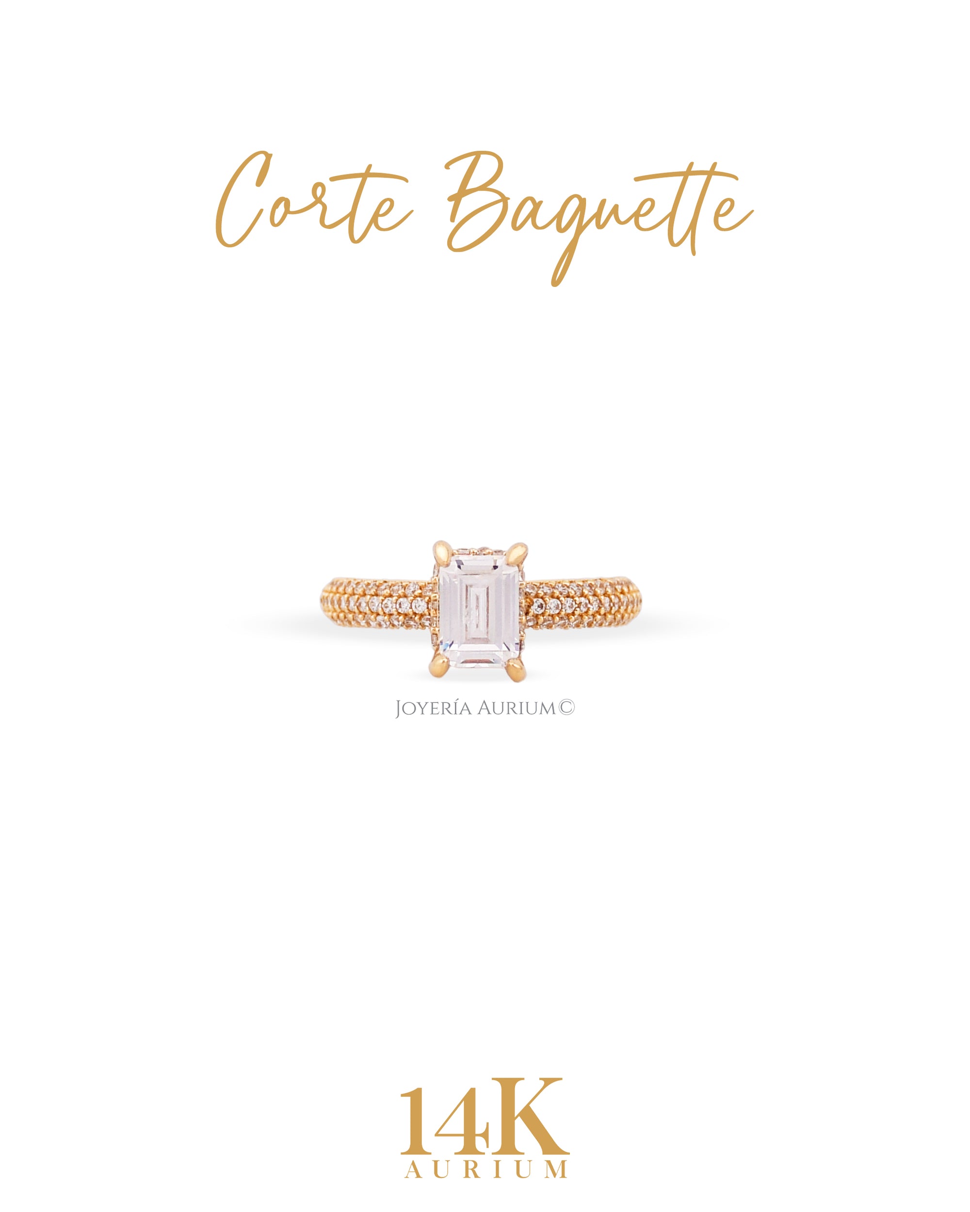 Anillo Baguette