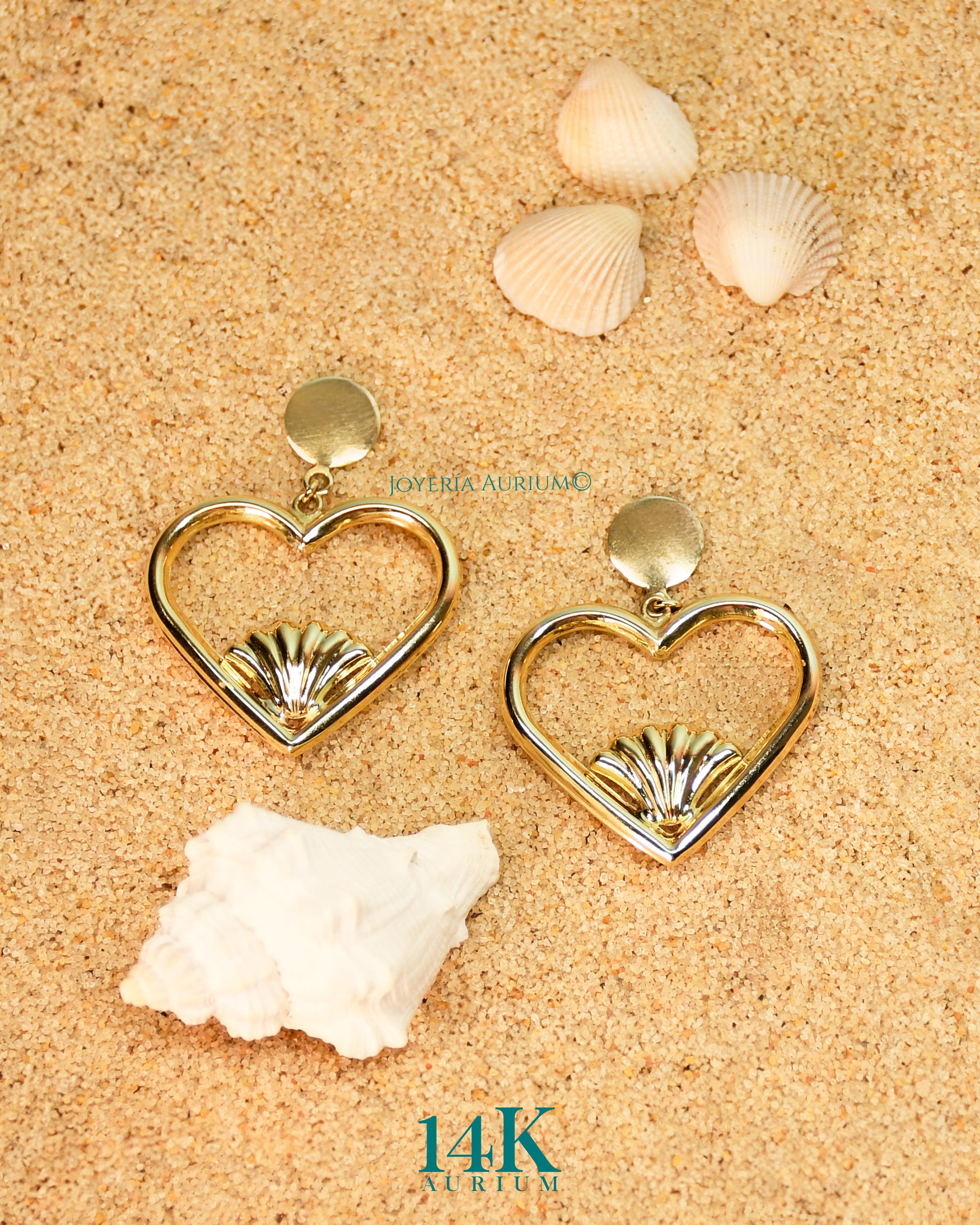 Aretes 14K