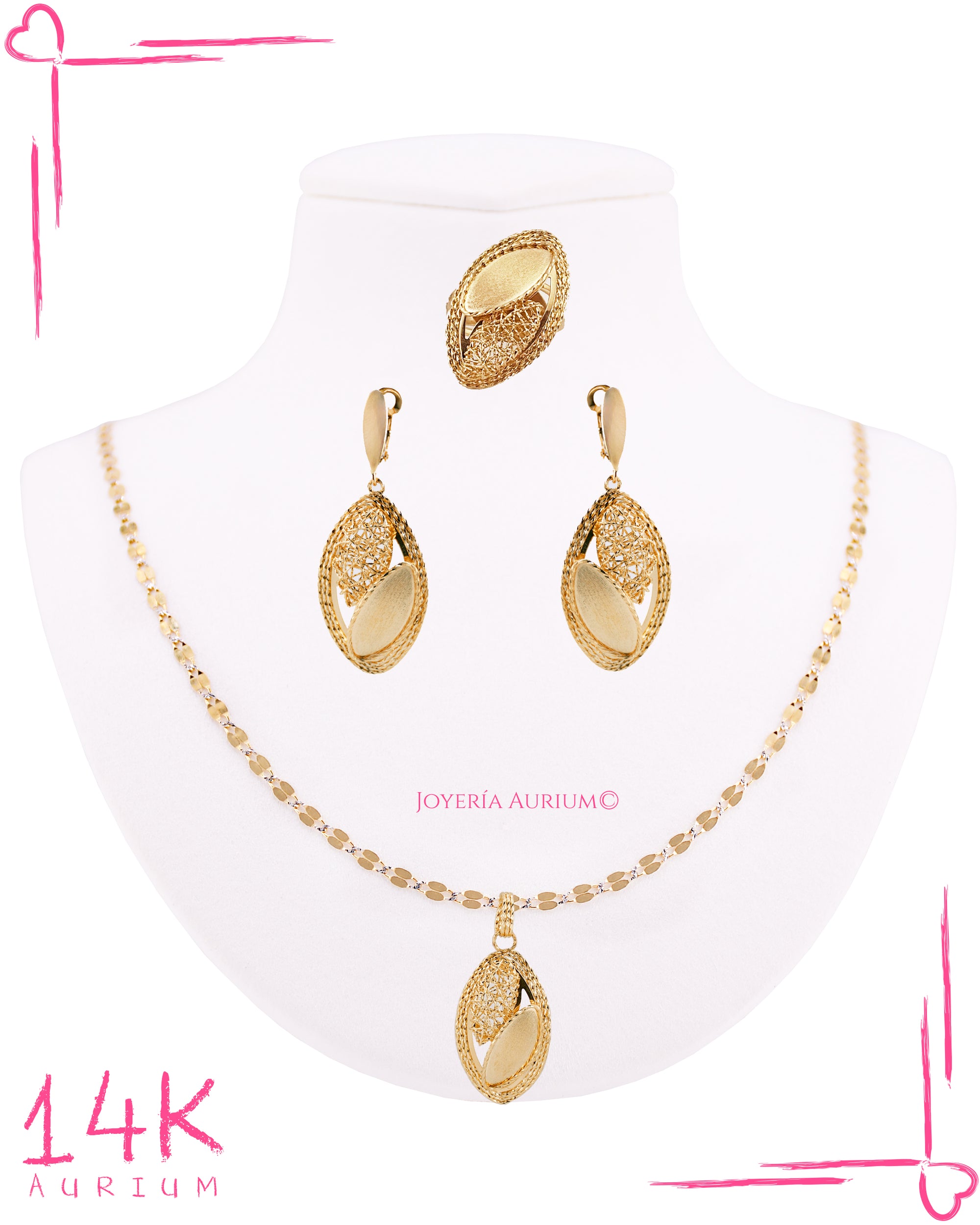 Set De Oro “Pétalos y Oro”