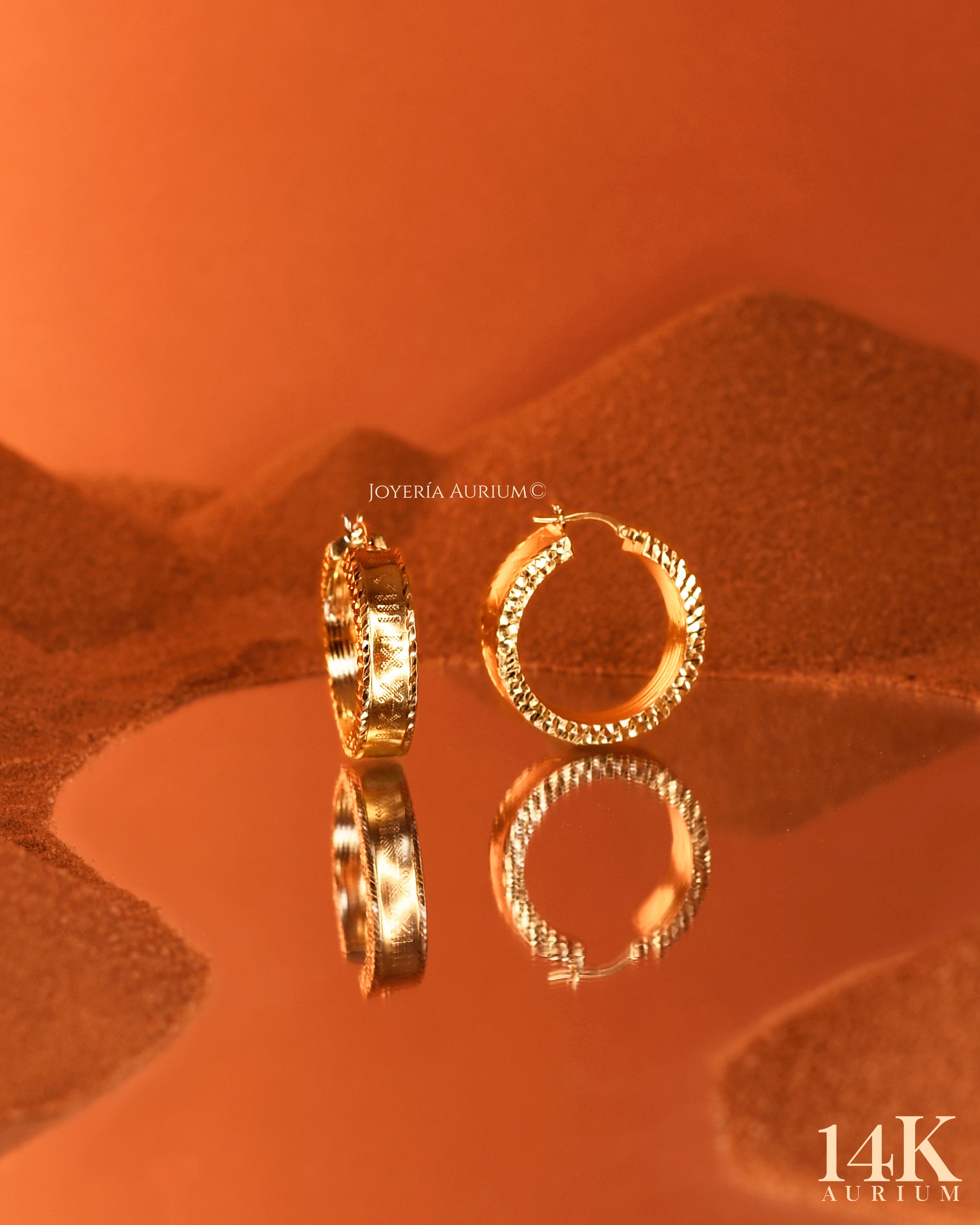 Arracadas 14K