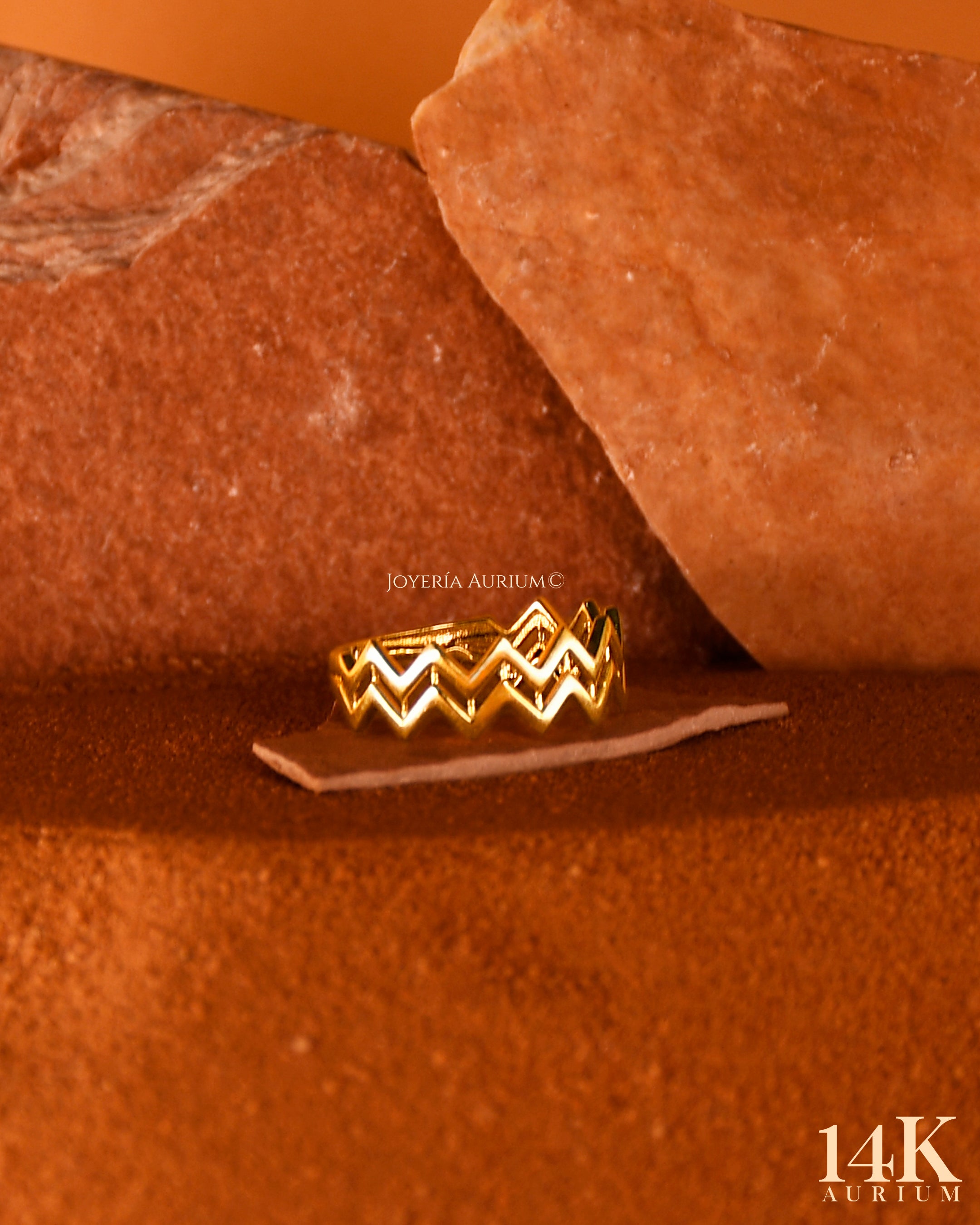 Anillo Zig Zag