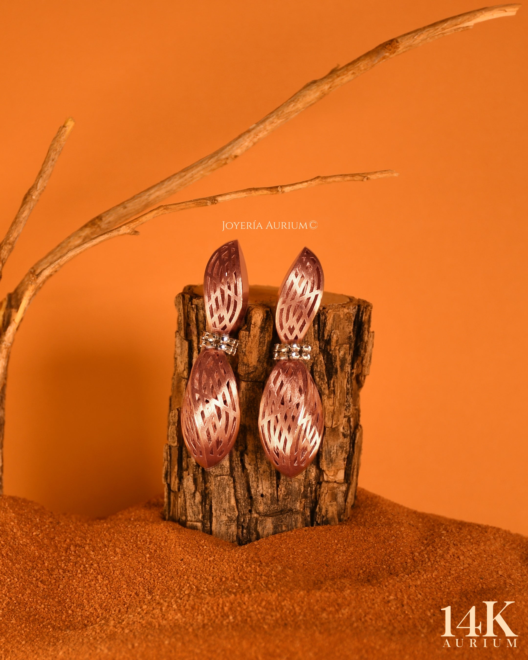 Aretes Rosa