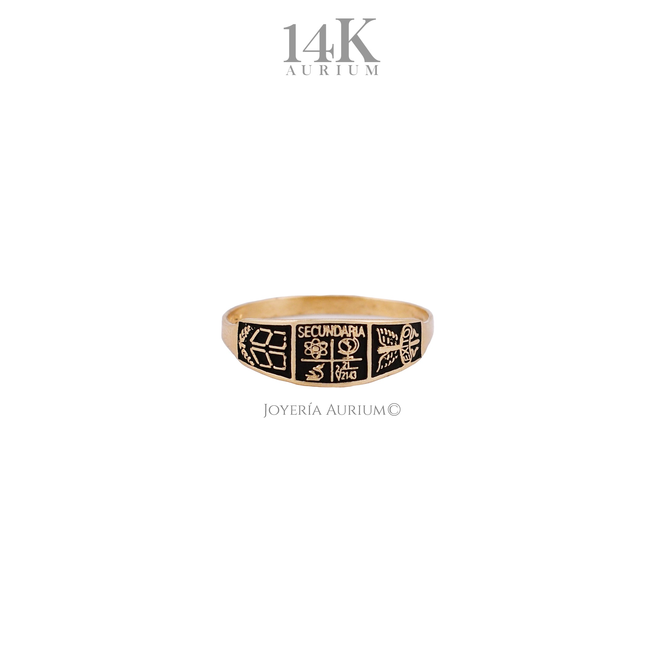 Anillo De Graduación Secundaria