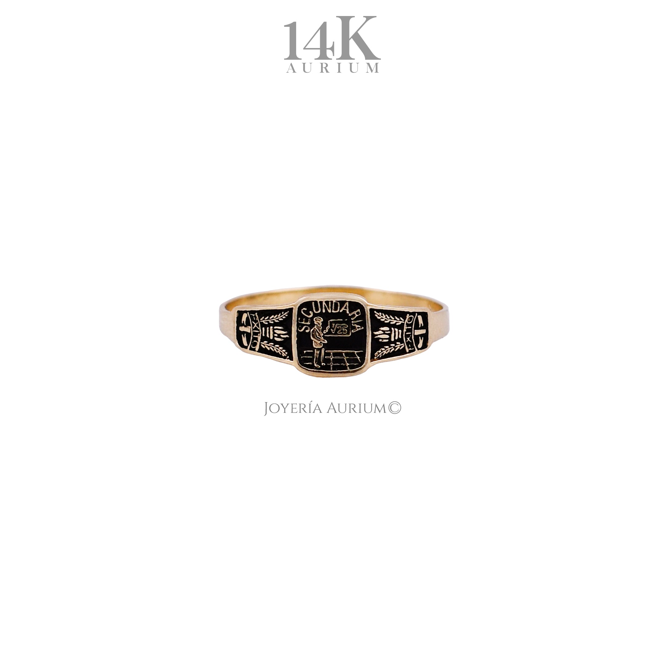 Anillo De Graduación Secundaria