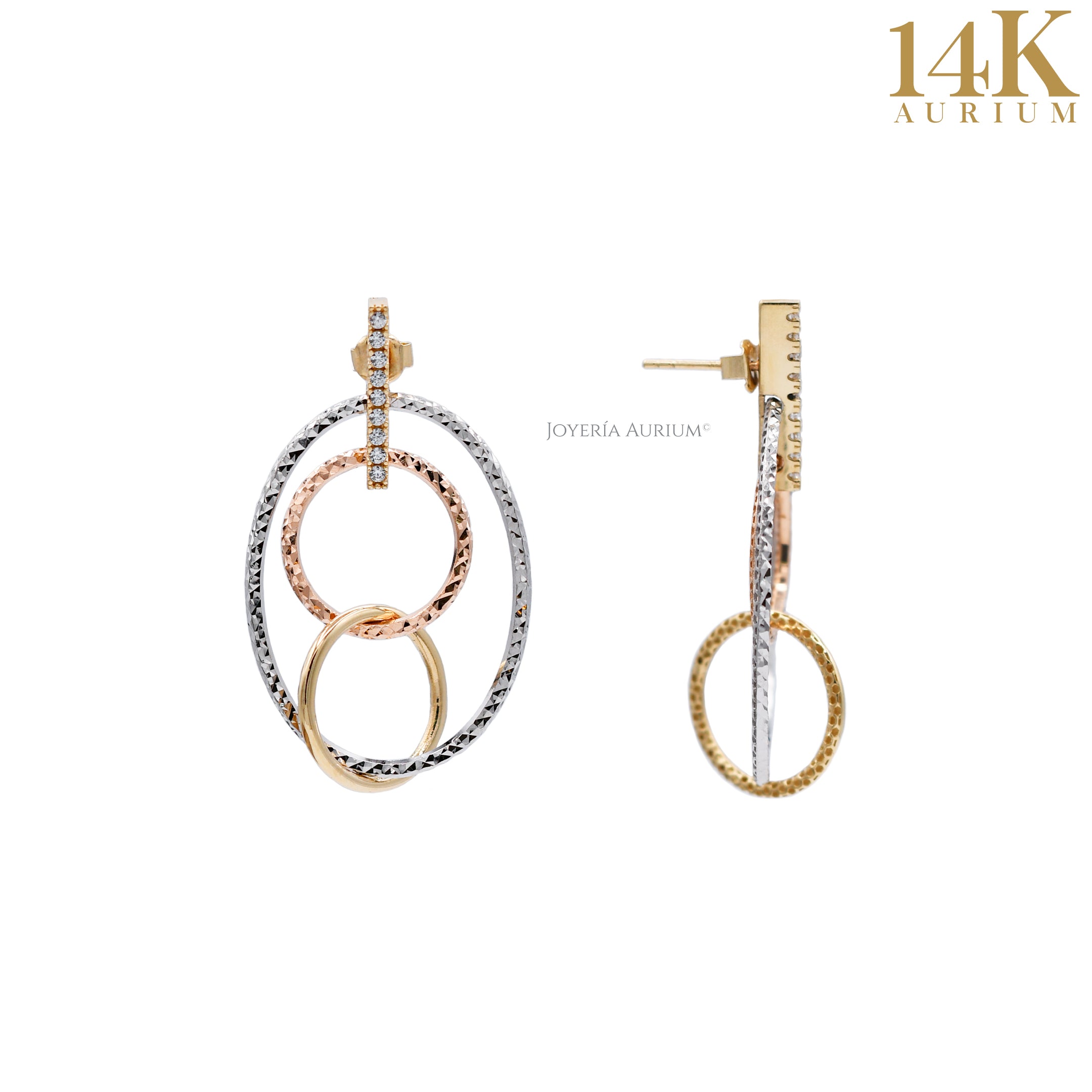 Aretes Tres Oros